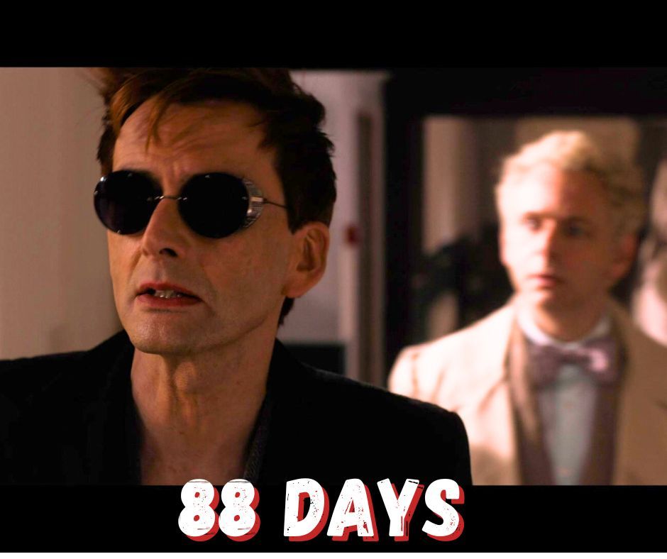 TheIneffableCon's tweet photo. 😬 88 DAYS TO GO! 😬

Our face looks like Crowley's when we realise it's only 88 DAYS TO GO!

Who's ready? We're ready:

✅ Panels
✅ Games
✅ Guests
🐍 Giant Snake Crowley

#GoodOmens https://t.co/n7pawGlD8j