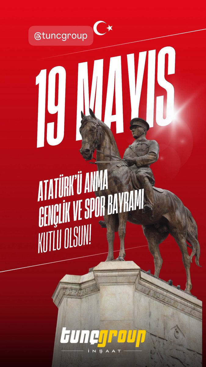 “19 Mayıs, bağımsızlık ateşinin yakıldığı gündür. Gazi Mustafa Kemal Atatürk’ü saygı ve minnetle anıyor, tüm gençlerimizin bayramını gururla kutluyorum. Nice aydınlık yarınlara!” #19MayısGenclikveSporBayramı