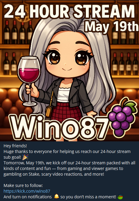 Kick.com/Wino87 tweet media