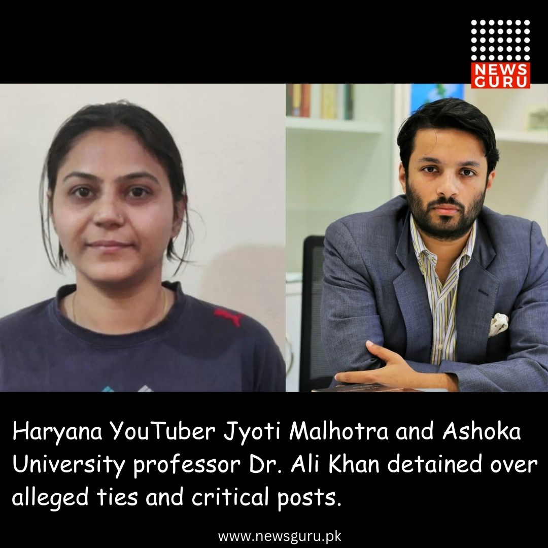 newsgurupk's tweet image. India Arrests Muslim Professor, Businessman Over Suspected Links to Pakistani Agencies

Read more: newsguru.pk/world/india-ar…

#NewsGuru #IndiaCrackdown #EspionageAllegations #KashmirConflict  #NationalSecurity #ShahzadArrest #AliKhanMahmudabad #HumanRights #IndiaPakistanTensions