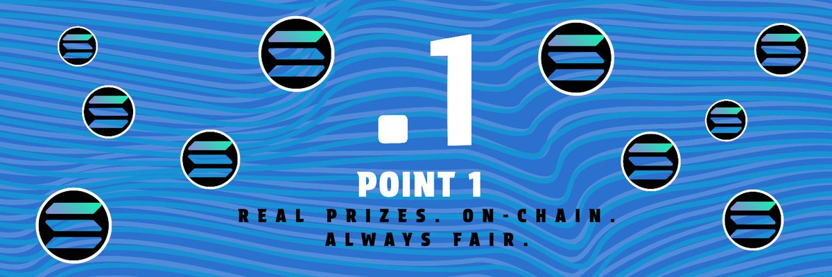 Point1onX's tweet photo. 🎟️ Welcome to the fairest raffle in crypto.
Built on #Solana. Powered by verifiable randomness.
Real-world prizes. Refunds if we don't fill. #POINT1 https://t.co/fcEn88mxDm