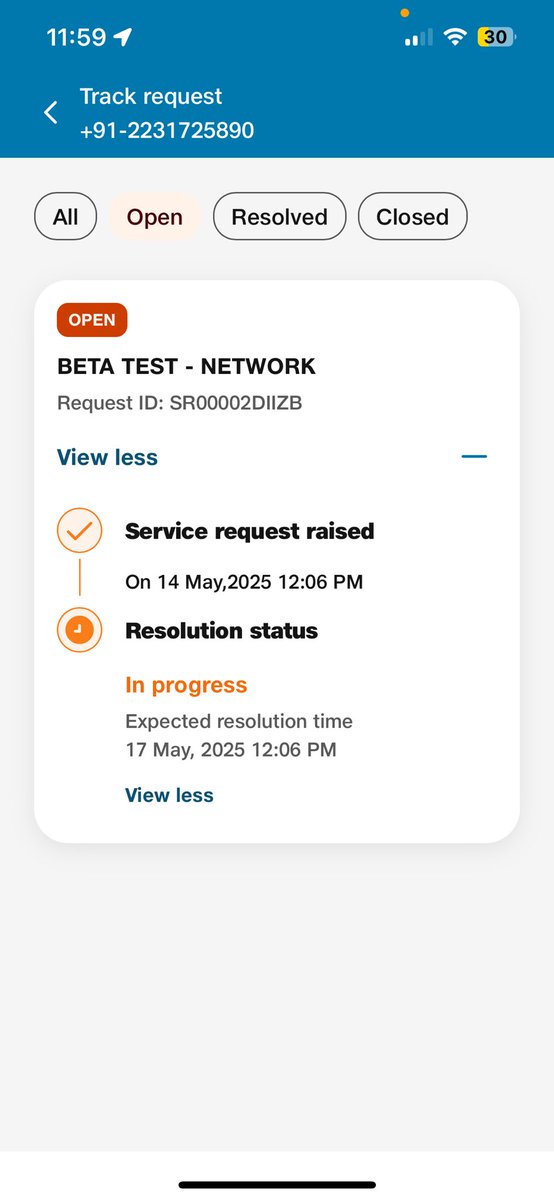 bombaybava's tweet photo. @JioCare Jio Air fiber is the worst internet connection to take. It stops working regularly, and this month, the net has not worked for more than a week. It's been 2 days past my resolution date still no resolution yet. 
I would like to remove my connection now. https://t.co/Fvg22RbMeG