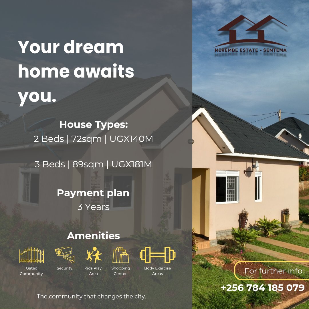 MirembeEstate's tweet photo. Your dream home awaits. https://t.co/U38amC9sWn