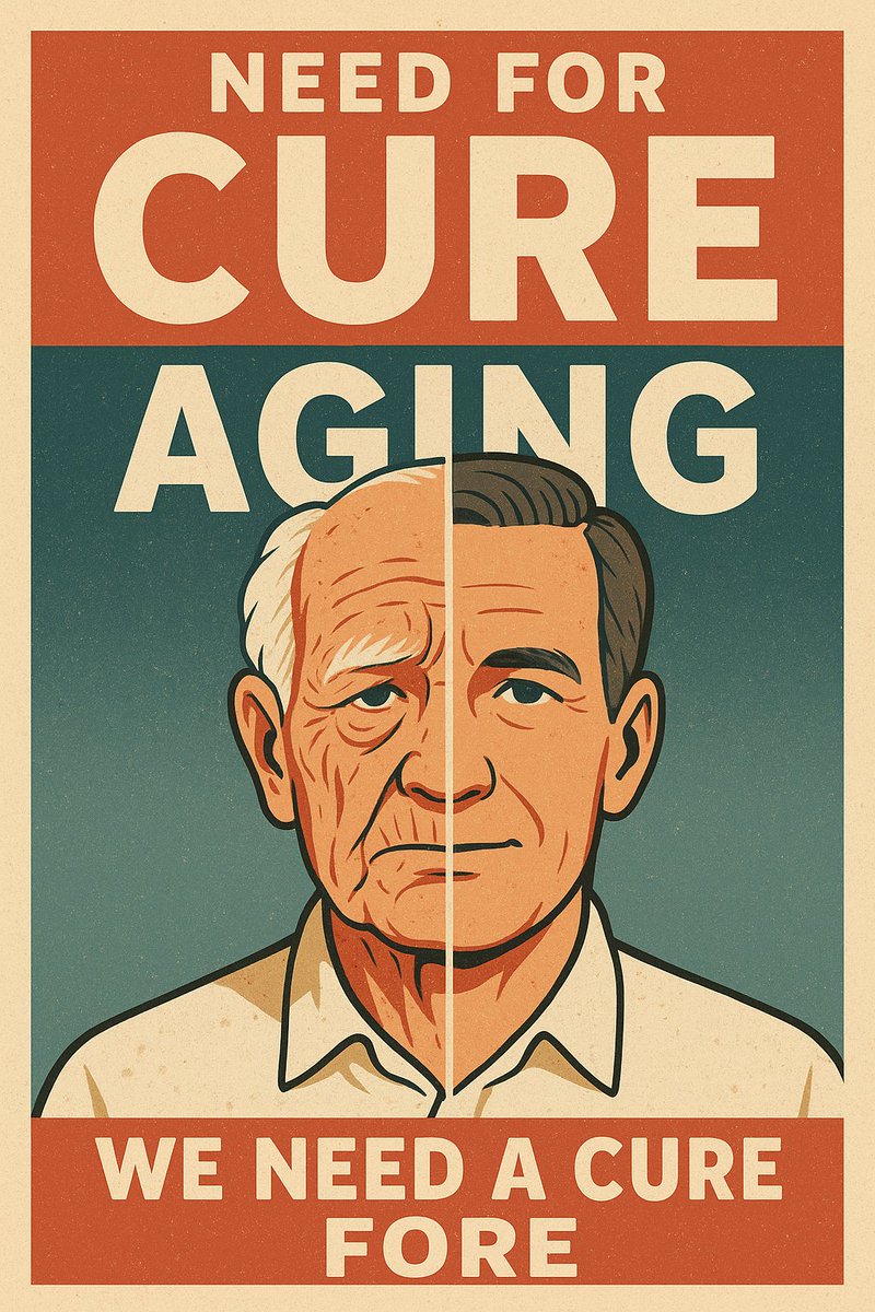 DrAngieStones1's tweet photo. #CureAgingNow
#EndAging
#LongevityForAll
#AgingIsDisease
#WhyNotLiveLonger
#ReversingTime
#LifespanRevolution https://t.co/ClbrznrwBu