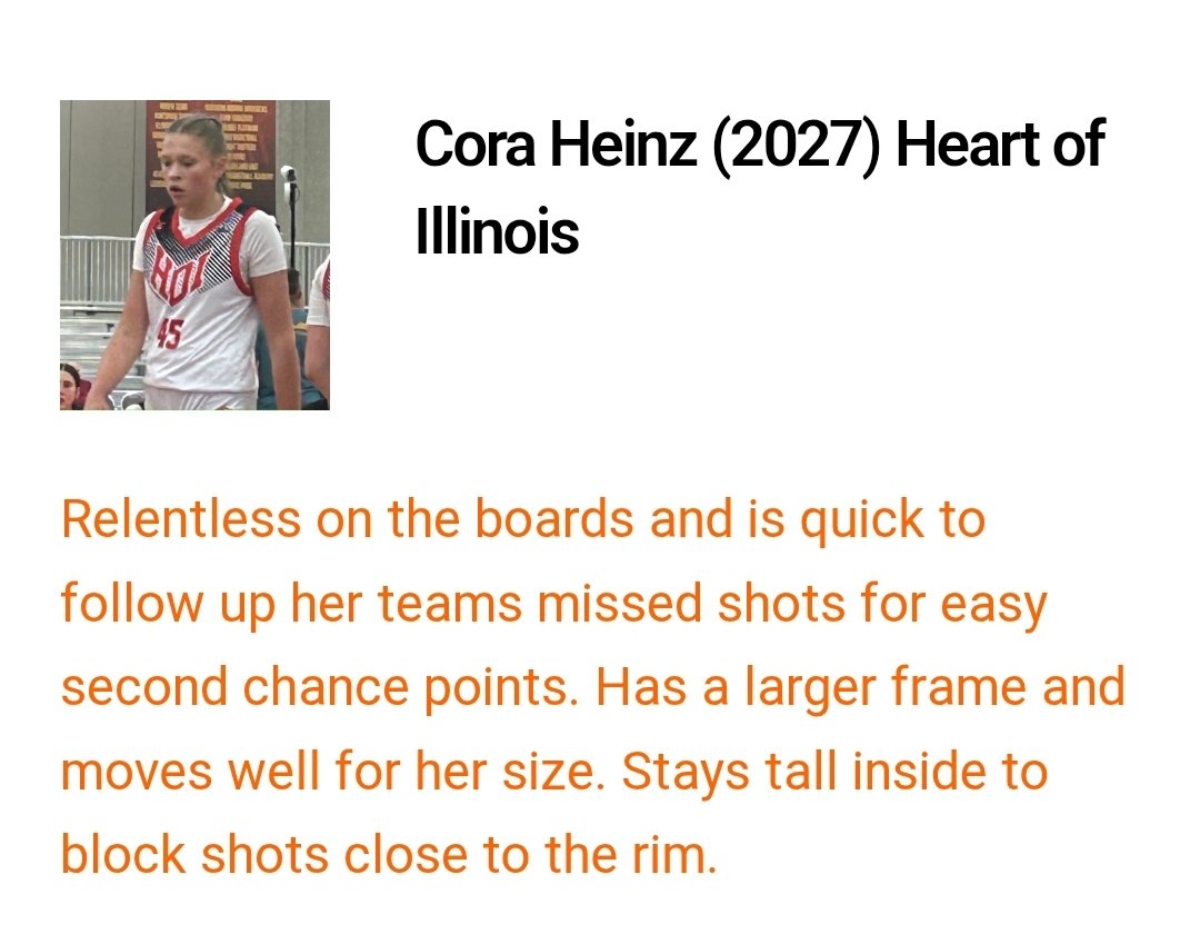 Heart of Illinois (@heartofillinois) on Twitter photo ๐๐ 2027 Cora Heinz keeps getting better. Definitely a 2027 to keep ๐ on this summer!! โค๏ธ๐ค #hoifam #hoiproud #builtdifferent
<a href="/Cora_Heinz/">Cora Heinz</a> ๐๐ 2027 Cora Heinz keeps getting better. Definitely a 2027 to keep ๐ on this summer!! โค๏ธ๐ค #hoifam #hoiproud #builtdifferent
<a href="/Cora_Heinz/">Cora Heinz</a>