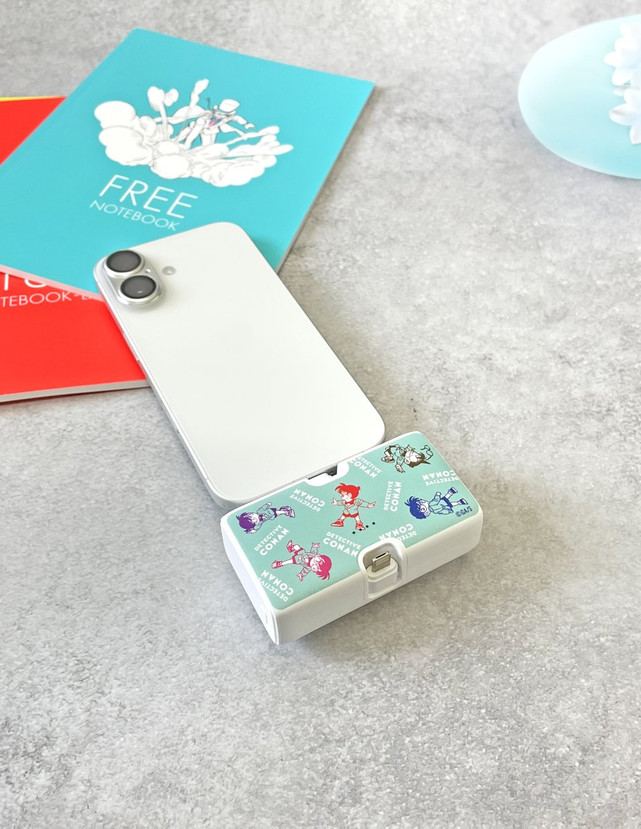 ︎新品 コナン モバイルチャージャー 黒の組織 モバイルバッテリー