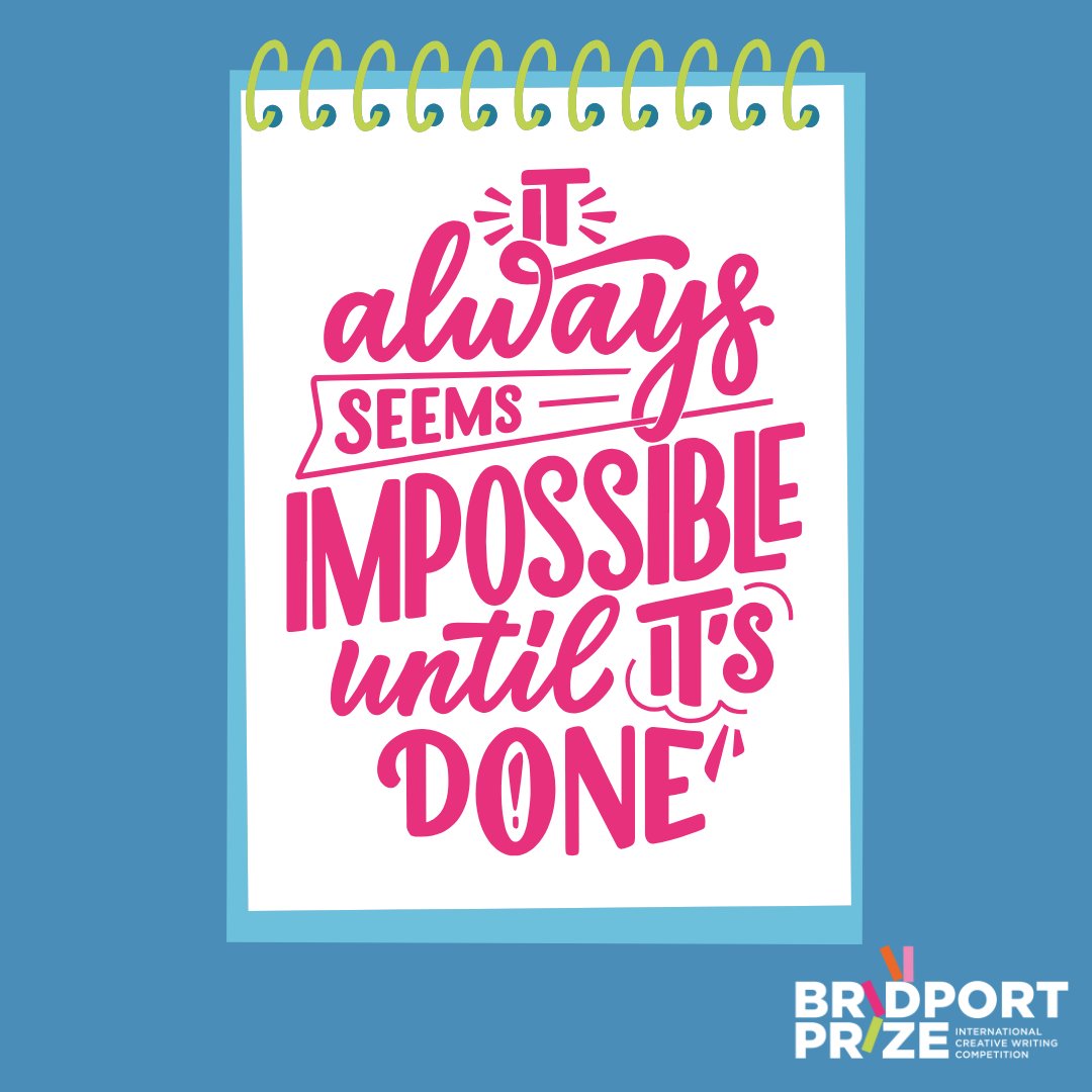 BridportPrize's tweet image. Don’t panic, there’s still time to enter our creative writing competition! 

📝 Short story, flash fiction, poetry and novel categories
📝 £20K prize fund
📝 Deadline 31 May, 23:59 UK time
📝 All info at bridportprize.org.uk

#CreativeWritingCommunity