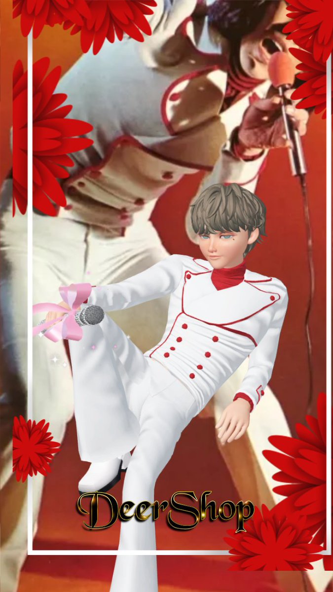 ShiccaChang's tweet photo. 野口五郎さんの衣装作ってみた
#deershop
#zepeto
#3ditems
#野口五郎
#昭和歌謡 https://t.co/zDsKw6Rqfa