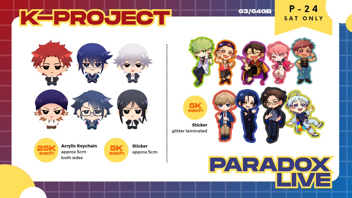 kkinokuu's tweet photo. [ ❤ &amp; 🔁 are appreciated ]
Me and @monopixxlflo #CFXX OTS catalogue is finally here!

📍P-24
🗓 Sat only
📦 There will be a post-cf preoder (mail) 
⭐  Fandoms: Ensemble Stars, Paradox Live, Wuthering Waves, and K-project

#ComifuroXX #CF20  #CFXXcatalogue  #comifuro20catalogue https://t.co/VNdQJ7Jde6