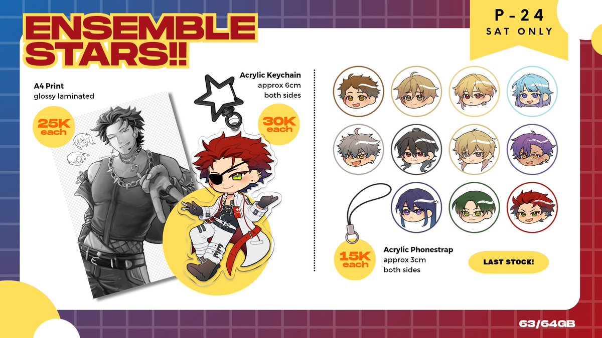 kkinokuu's tweet photo. [ ❤ &amp; 🔁 are appreciated ]
Me and @monopixxlflo #CFXX OTS catalogue is finally here!

📍P-24
🗓 Sat only
📦 There will be a post-cf preoder (mail) 
⭐  Fandoms: Ensemble Stars, Paradox Live, Wuthering Waves, and K-project

#ComifuroXX #CF20  #CFXXcatalogue  #comifuro20catalogue https://t.co/VNdQJ7Jde6