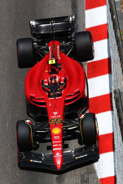 NetoDemetriou's tweet photo. Carlos Sainz, Ferrari, Mônaco, 2022. Foto: Clive Rose. #F1 #finalpractice https://t.co/CxSsve1Dpc