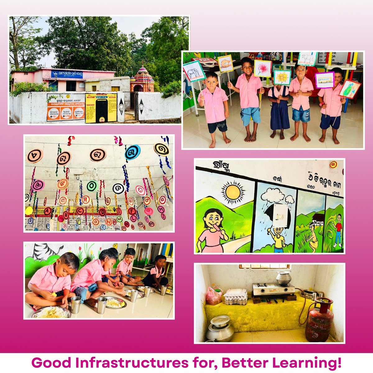 JSMKandhamal's tweet image. This is how #AWCs should look like!
With #SafeInfrastructure and essential needs can create a friendly environment for children to learn and grow. #AWCsInfrastructure in Kandhamal, Odisha needs more attention.
@DMKandhamal @WCDOdisha @MinistryWCD 

#ICDS #SDGs #EducationForAll