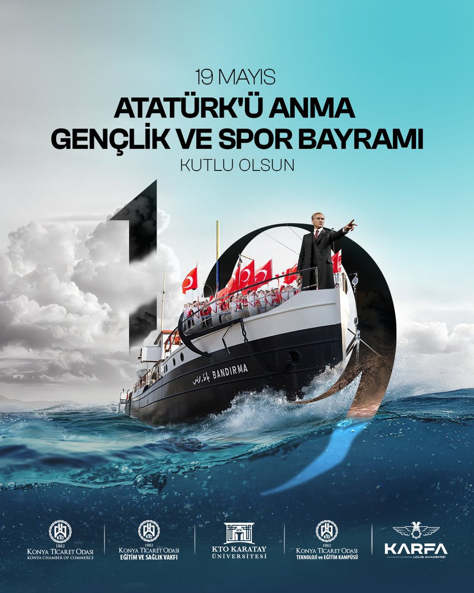 Yarınlarımızın teminatı olan gençlerimiz başta olmak üzere tüm milletimizin ❝19 Mayıs Atatürk'ü Anma, Gençlik ve Spor Bayramı❞ kutlu olsun.🇹🇷

#19MayısAtatürküAnmaGençlikveSporBayramı