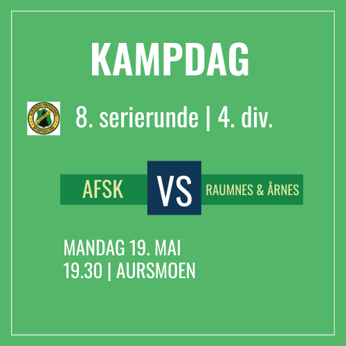 Toppkamp!

I kveld kommer topplaget <a href="/RaumnesAarnes/">Raumnes & Årnes</a> på besøk, og et artig poeng er at det er sønnen til en gammel AFSK-helt som skal prøve å stanse oss. Faren til R&amp;Å-keeper Rino Johnsen er stopperkjempen Rune, som sklitaklet og banket inn frispark for AFSK på 80- og 90-tallet.