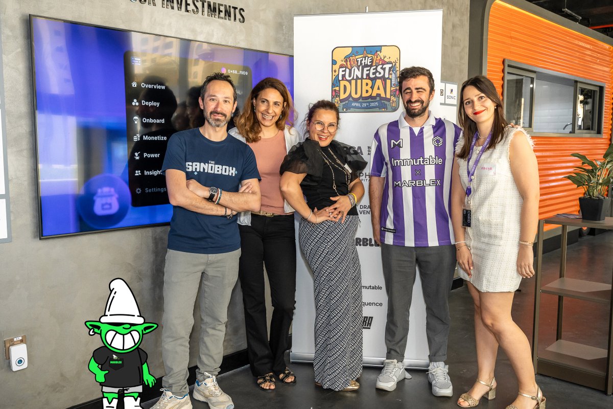 LFGOB_gObY's tweet image. gObY showed up to the Dubai Token game hack as MARBLEX CMO and:
🎤 Delivered a rogue keynote
🎮 Pitched a game built on gOb vibes
🧵 Deployed to mainnet by “accident”
Branding: chef’s kiss.
Strategy: unclear but confident.
Thanks to our sponsors for backing dis y'all love ya…