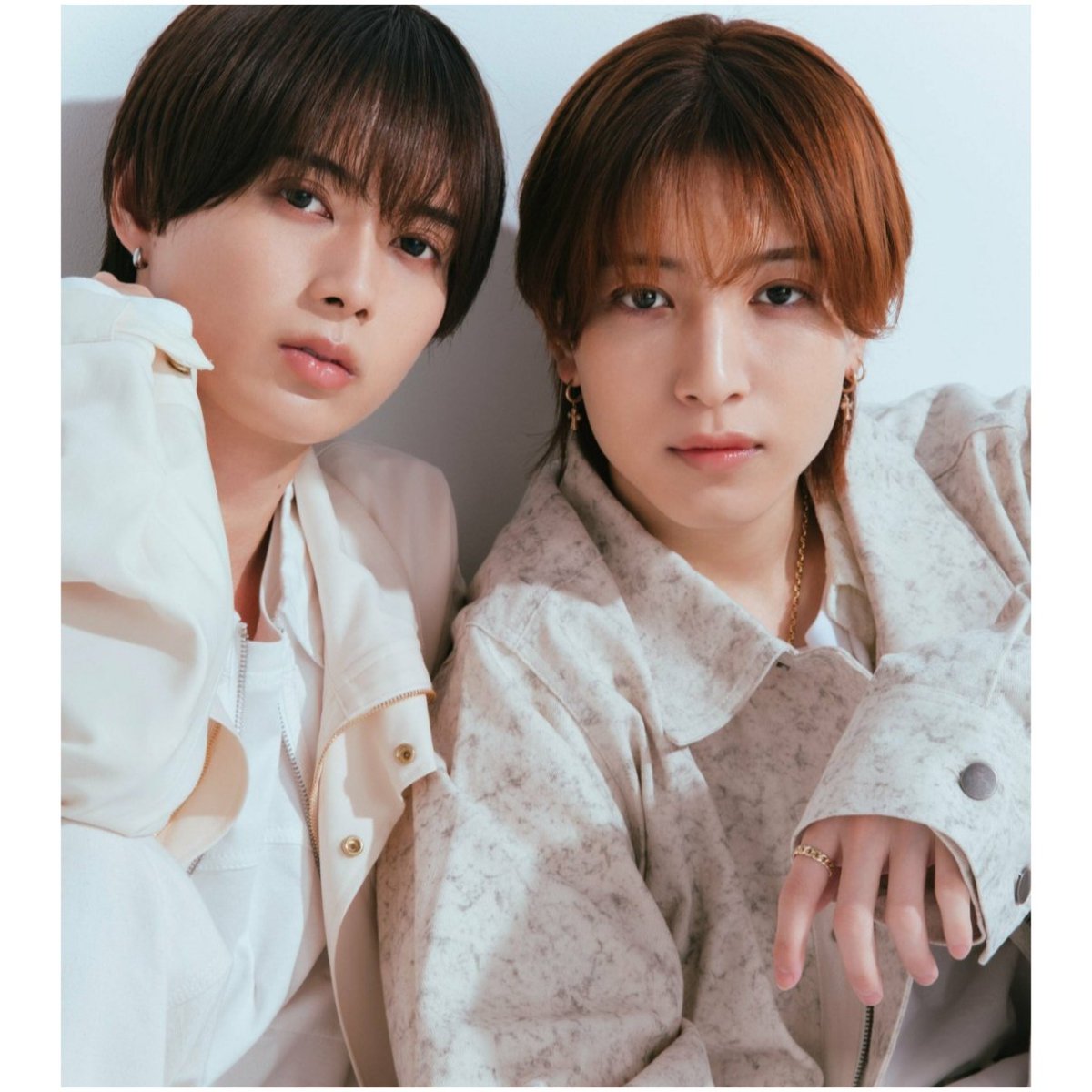 みじゅれあ ❤️💛 KEY TO LIT のお兄ちゃん組 アイドルらしい白ベース