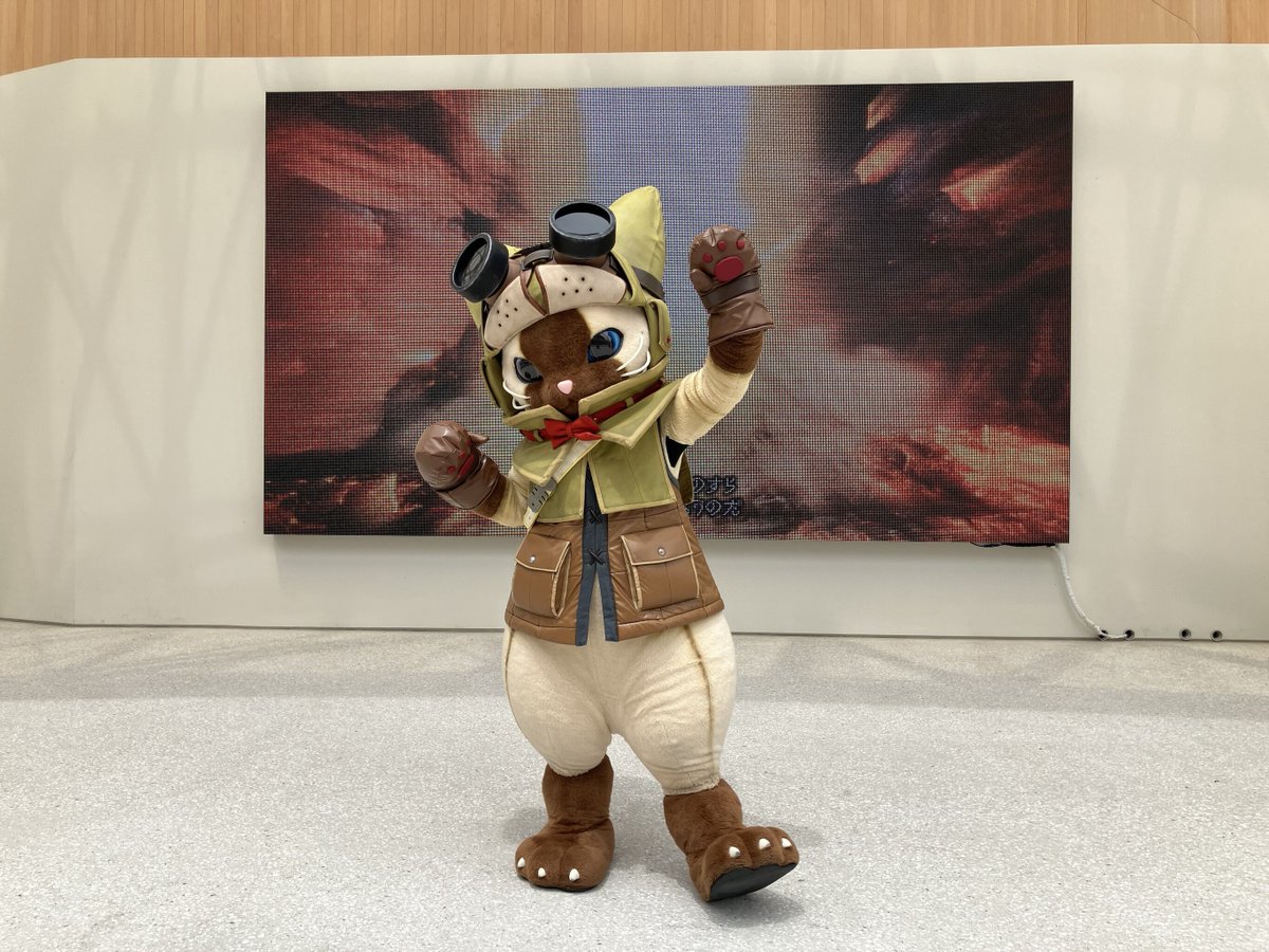 🔴🔵オトモアイルーグリーティング！🔵🔴 好評開催中の大阪・関西万博