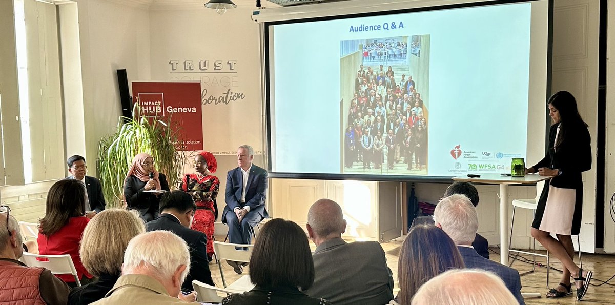 Mehreen Zaigham (@mehreenz1) on Twitter photo “Working together as a coalition, we can move governments”
Discussion at #ECOresolution #ACAN at #WHA78 #GlobalSurgery
<a href="/WHO/">World Health Organization (WHO)</a>
<a href="/theG4Alliance/">The G4 Alliance</a>
<a href="/HarvardPGSSC/">Harvard Global Surgery</a>
<a href="/harvardmed/">Harvard Medical School</a> “Working together as a coalition, we can move governments”
Discussion at #ECOresolution #ACAN at #WHA78 #GlobalSurgery
<a href="/WHO/">World Health Organization (WHO)</a>
<a href="/theG4Alliance/">The G4 Alliance</a>
<a href="/HarvardPGSSC/">Harvard Global Surgery</a>
<a href="/harvardmed/">Harvard Medical School</a>