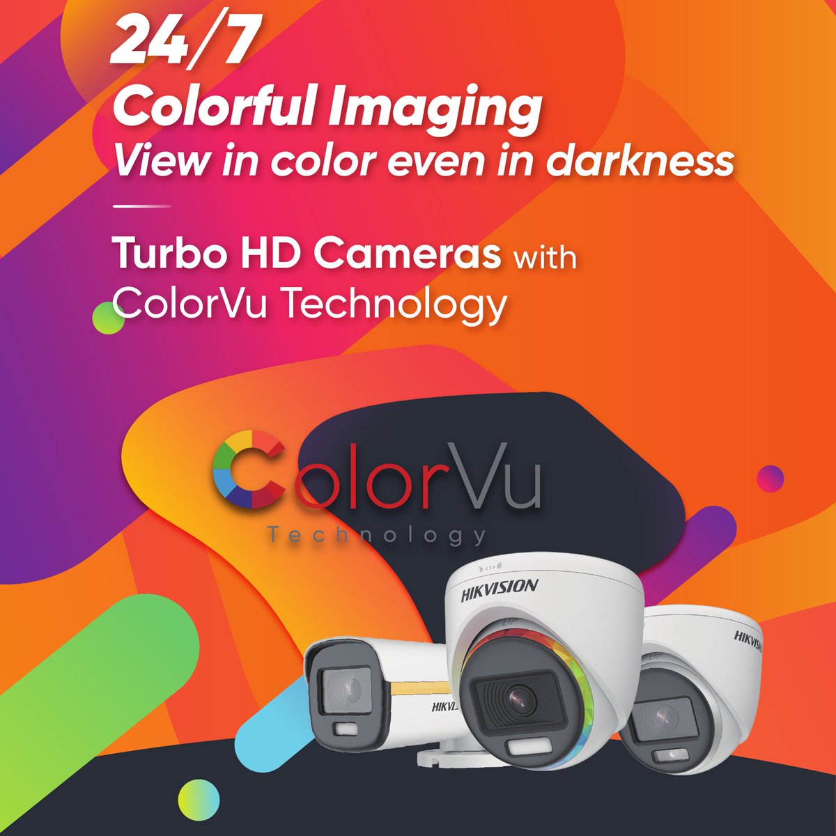 Amaraii_tech's tweet photo. Want 24/7 color surveillance  -even in complete darkness?

#HIKVISION ColorVu Turbo HD cameras deliver full-color clarity day and night. 
Perfect for homes, businesses, parking lots &amp; more.

Ready to upgrade your security?

#ColorVu
#SecuritySolutions
#CCTV
#NightVision
#Amaraii https://t.co/Zyn8ZLnDdv