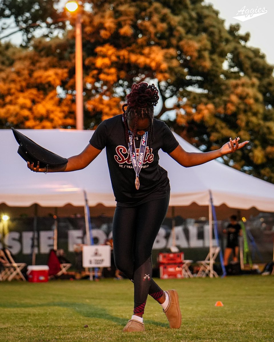 Congrats to Nia Allison, Sierra Brewer, Cameron Hodges, Alesha Lane, Breanna Moss, Marlene Mosqueda, Kayla O’Connell and Sahara Tasker for recording personal bests on the day! 

#AggieUp | #NoLimitsOnUs