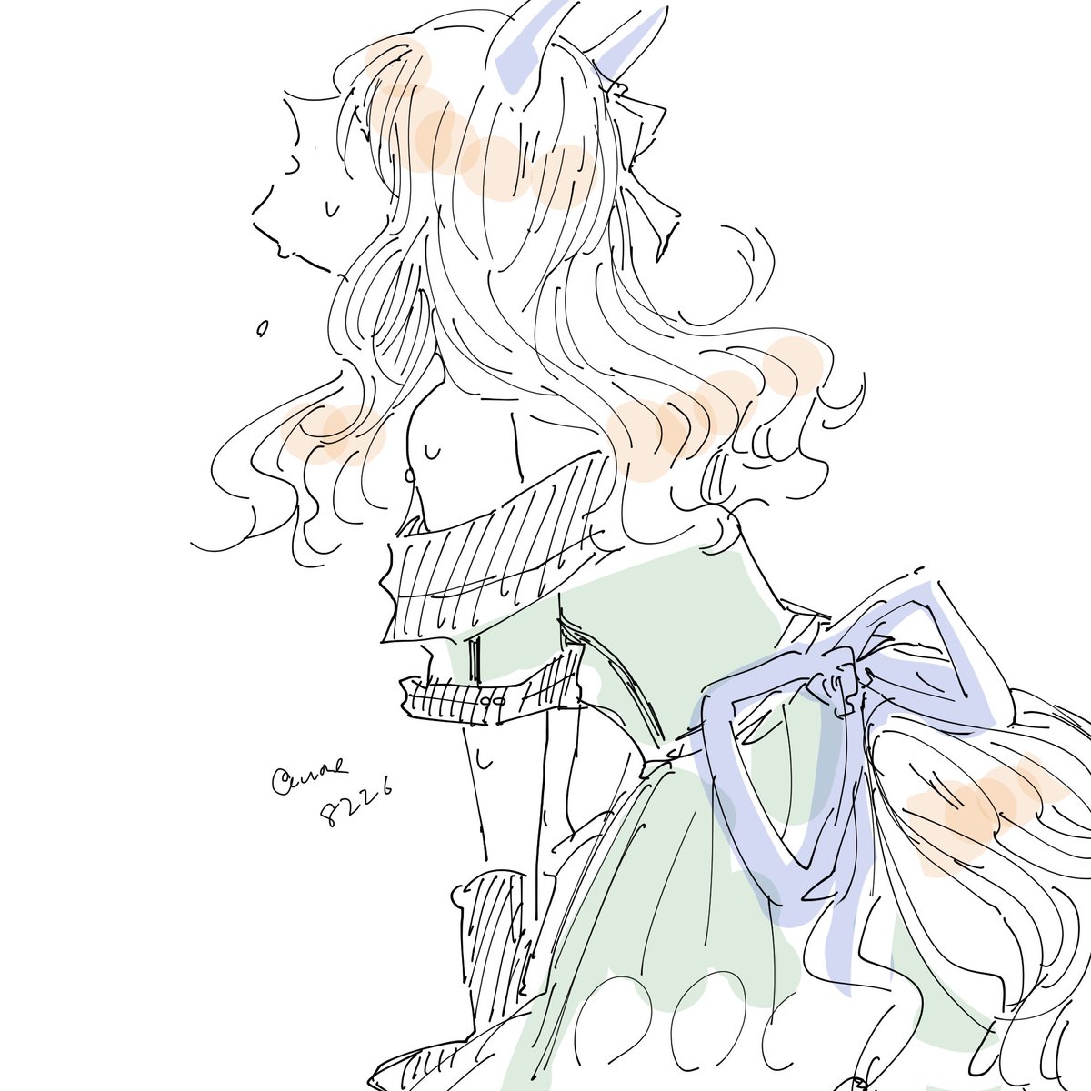 🐴絵です☝️😂💞 