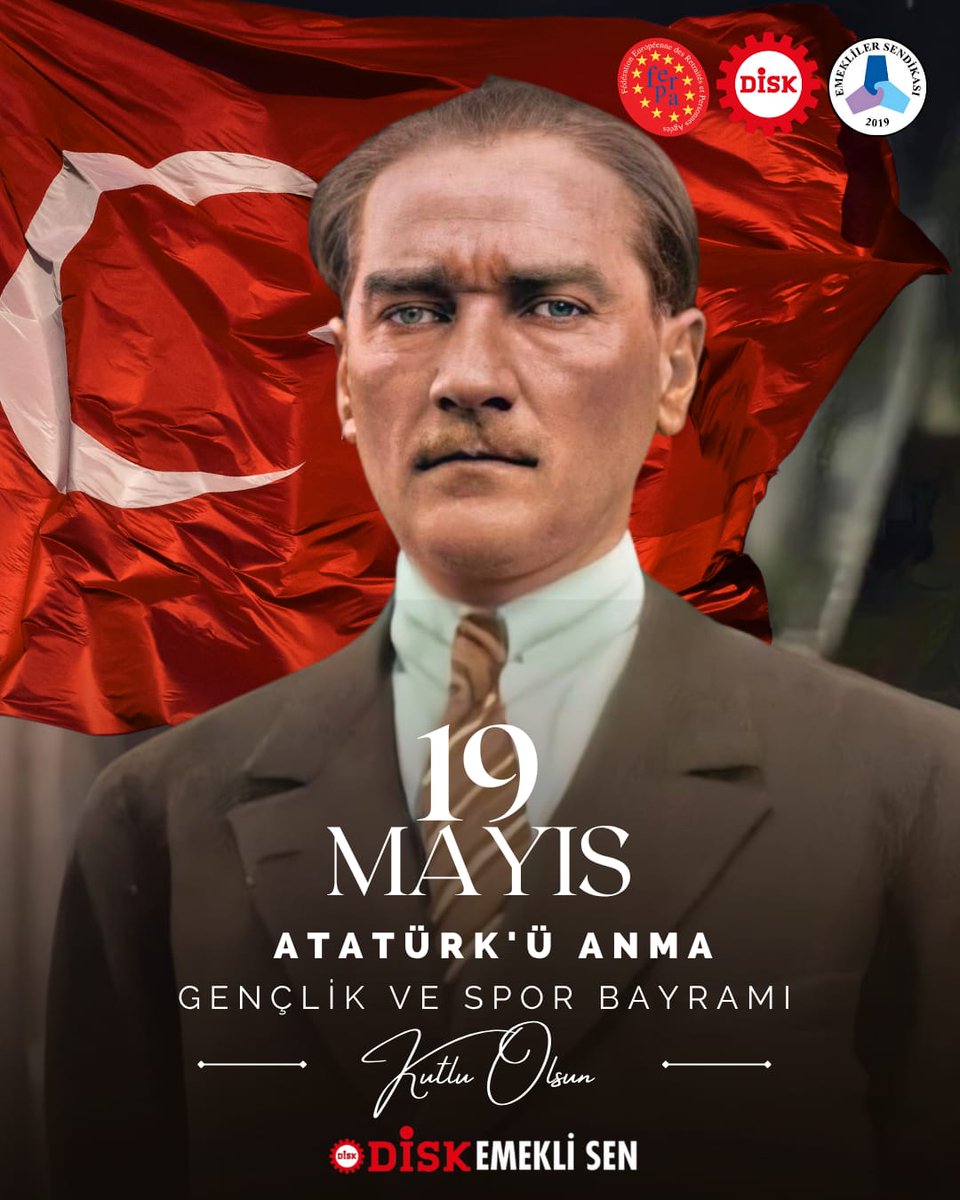 Hakan İlter 💛💙 (@767hakanilter) on Twitter photo 19 Mayıs Atatürk'ü Anma Gençlik ve Spor Bayramı Kutlu Olsun.
Biliyor ve inanıyoruz ki GENÇLİK yarınlara umudumuzdur...
<a href="/emeklisen/">DİSK Emekli-Sen</a> 19 Mayıs Atatürk'ü Anma Gençlik ve Spor Bayramı Kutlu Olsun.
Biliyor ve inanıyoruz ki GENÇLİK yarınlara umudumuzdur...
<a href="/emeklisen/">DİSK Emekli-Sen</a>