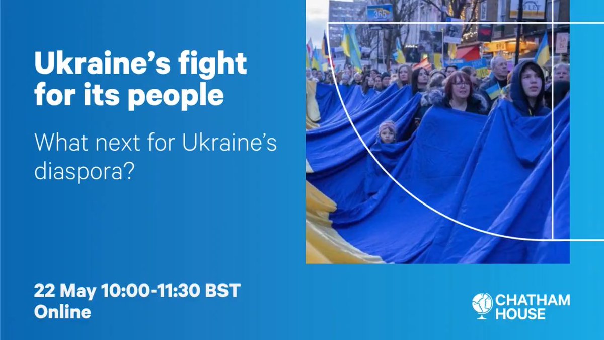 Oleksiy Chernyshov (@uachernyshov) on Twitter photo ▪️How can 🇺🇦 shape effective return & reintegration policies?
▪️What incentives matter for those abroad?
▪️How can 🇪🇺 support the recovery of 🇺🇦 human capital?
I’ll join <a href="/ChathamHouse/">Chatham House</a> with <a href="/olgatokariuk/">Olga Tokariuk</a>, 🇪🇺 reps & 🇨🇿 Minister of Interior <a href="/Vit_Rakusan/">Vít Rakušan</a>.
🎙Moderated by ▪️How can 🇺🇦 shape effective return & reintegration policies?
▪️What incentives matter for those abroad?
▪️How can 🇪🇺 support the recovery of 🇺🇦 human capital?
I’ll join <a href="/ChathamHouse/">Chatham House</a> with <a href="/olgatokariuk/">Olga Tokariuk</a>, 🇪🇺 reps & 🇨🇿 Minister of Interior <a href="/Vit_Rakusan/">Vít Rakušan</a>.
🎙Moderated by