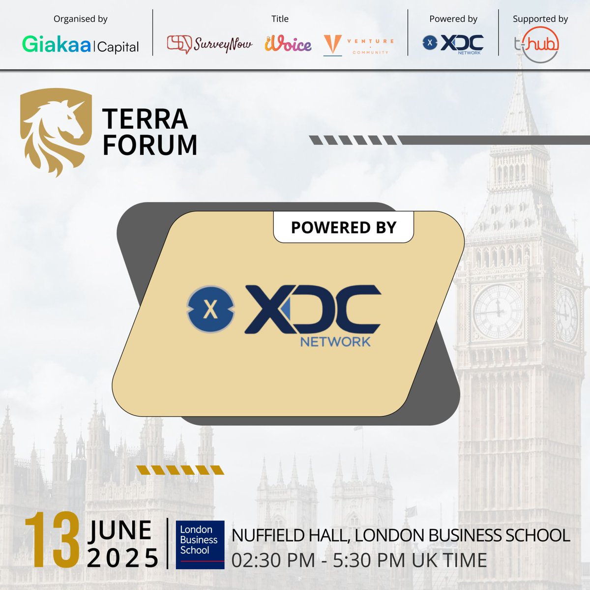 XDC Network (@xdc_network_) on Twitter photo XDC Network Powers Terra Forum: The London Edition
The global conversation on Asset Management, FinTech, Payments, TradeFi, Energy, and Web3 arrives at one of the world’s influential business hubs — London Business School.
On June 13, 2025, join the <a href="/XDC_Network_/">XDC Network</a> and industry XDC Network Powers Terra Forum: The London Edition
The global conversation on Asset Management, FinTech, Payments, TradeFi, Energy, and Web3 arrives at one of the world’s influential business hubs — London Business School.
On June 13, 2025, join the <a href="/XDC_Network_/">XDC Network</a> and industry