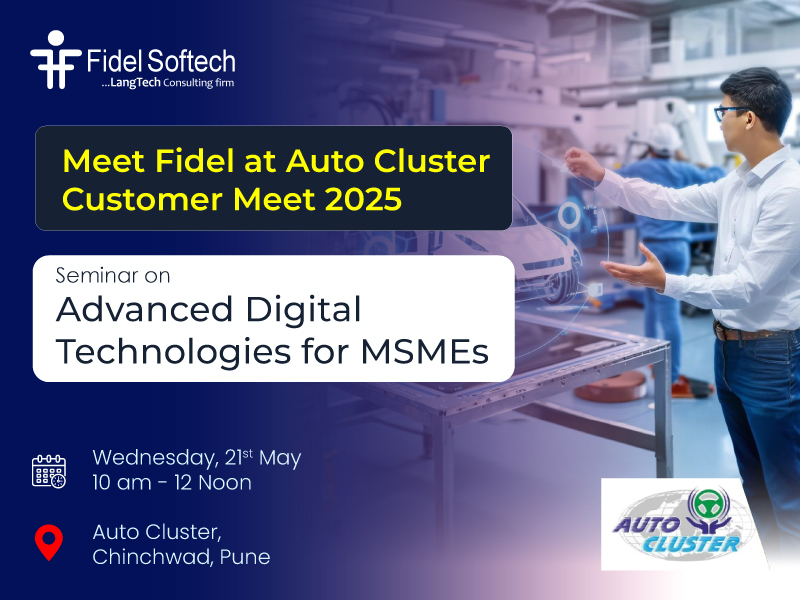 Fidel_Softech's tweet image. Fidel is participating in the Auto Cluster Customer Meet on 21st May 2025.📢
 
We invite you to connect with Mr. Vineet Kunchur and Mr. Umesh Jawalkar at the event.
 
Read more - fidelsoftech.com/news-and-blogs…
 
#AutoClusterCustomerMeet2025 #TechForMSMEs #BusinessGrowth @UmeshPapillon