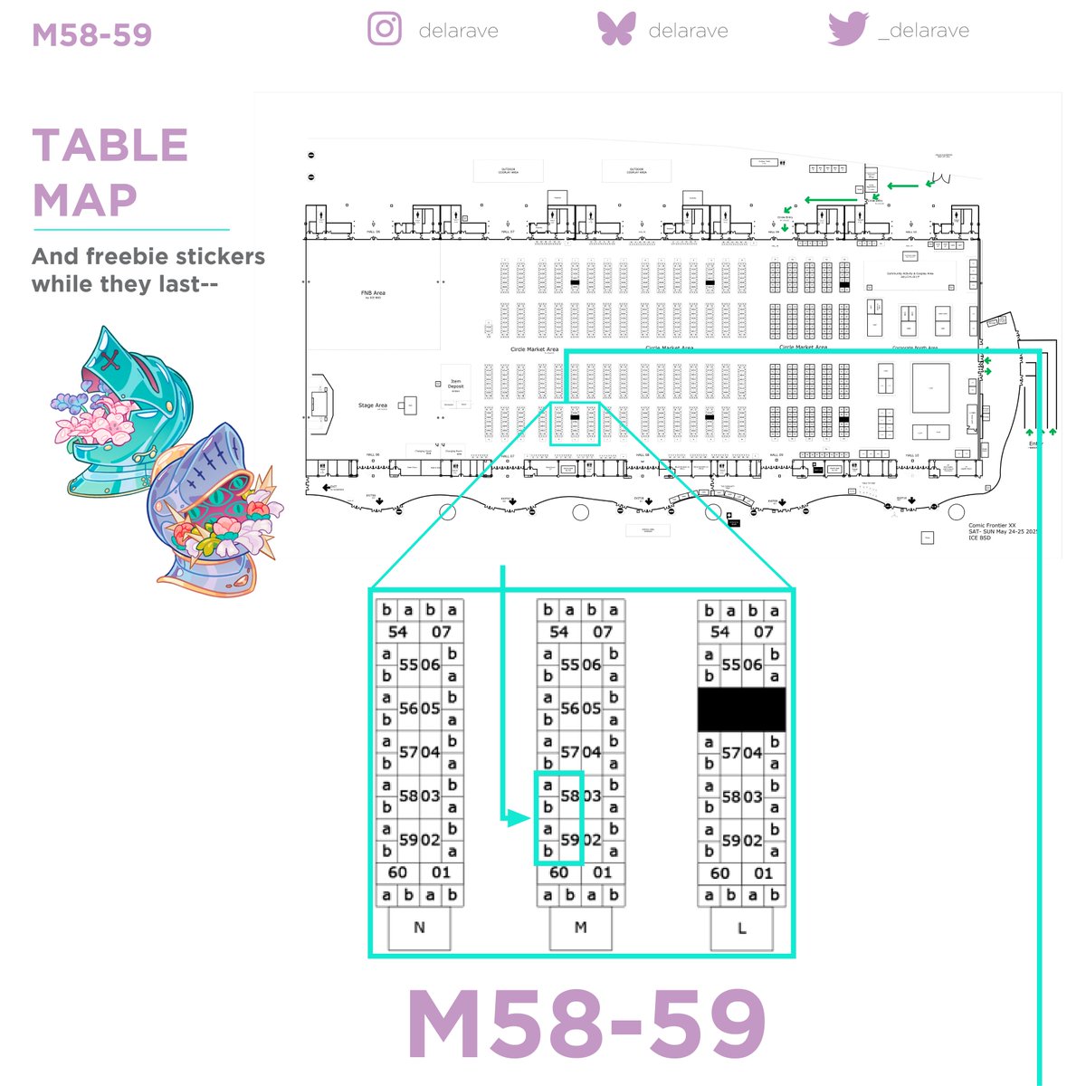2/2

Comifuro XX catalogue.
There may be some random odds and ends, but this will be the gist of it. I look forward to seeing you all this weekend. : >

You can see bigger shots on my IG--
instagram.com/delarave/

#comifuroxx #comifuro #comifuro20catalogue #comifuro20