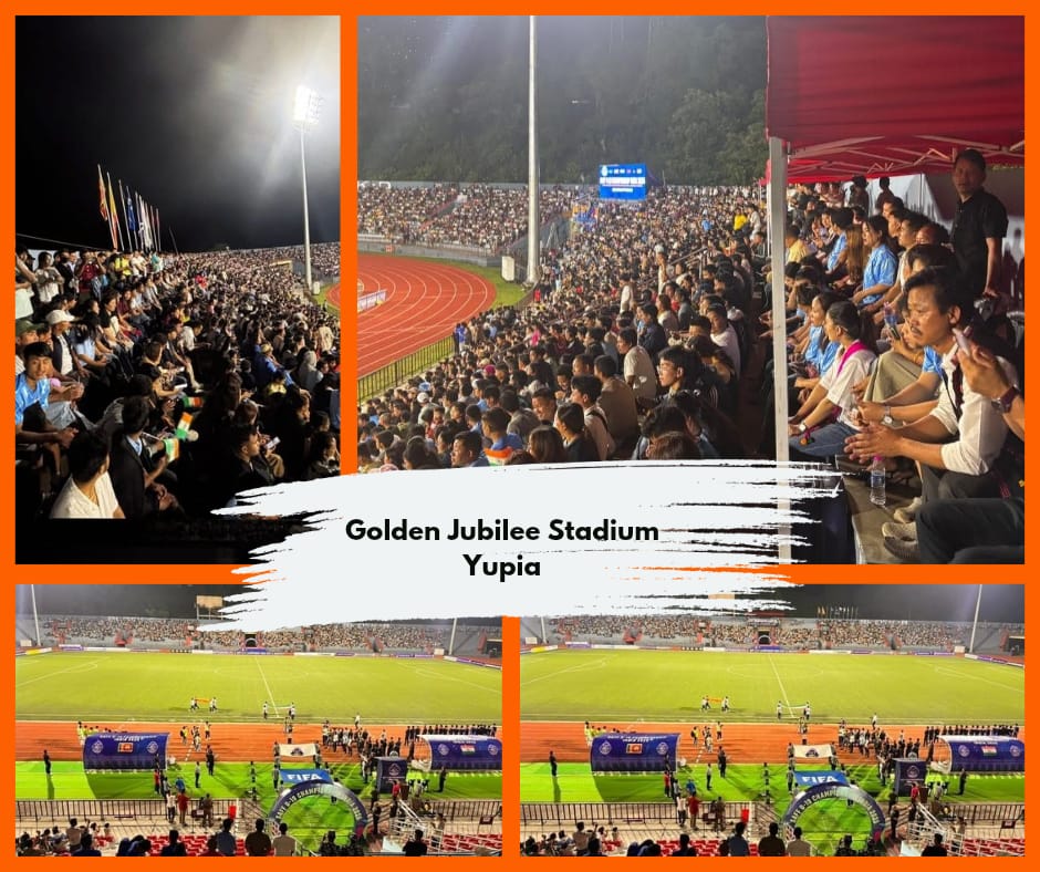 BJP4Arunachal's tweet photo. Pema 3.0 turns promise into pride — Arunachal’s largest sports stadium now inspires the next generation of champions.
#PemaDelivers #SportsForFuture
@BJP4India @PemaKhanduBJP @ChownaMeinBJP @KalingMoyongBJP @TheAshokSinghal https://t.co/f6buACUrRd