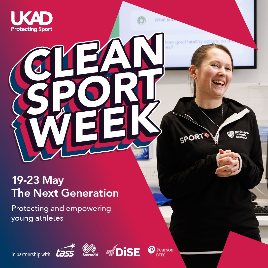 We are proud to support #CleanSportWeek, inspiring the next generation of athletes to compete clean.

A culture of clean sport is essential for the long-term health and wellbeing of athletes. Use the link bio or visit our link in bio to find out more!

🔗 bit.ly/4dhLfTy