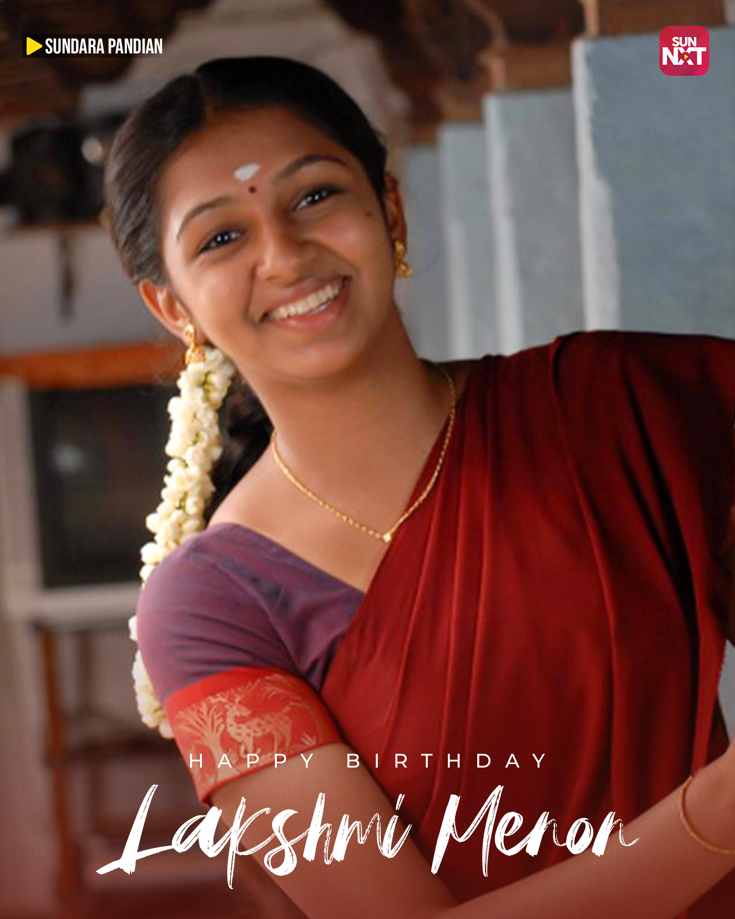 SUN NXT on X: Heres to the one who brings depth and charm to every role —  Happy Birthday, Lakshmi Menon! 💖 Watch Lakshmi Menon movies now on Sun NXT  t.coMMwL2WScT2 HappyBirthdayLakshmiMenon 