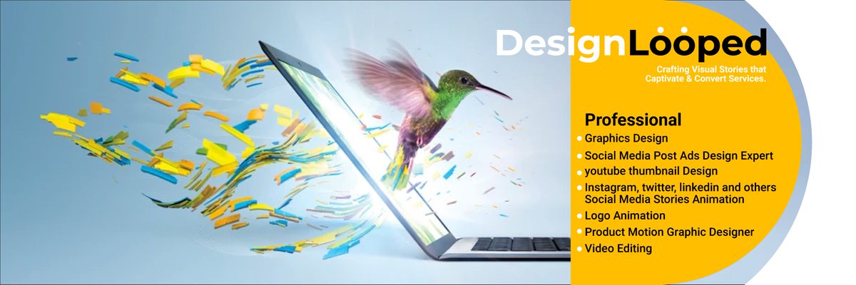 DesignLooped's tweet image. Graphics Design &amp;amp; Product Motion (Stories, Logo) animation Services.
#SocialMediaAds #MotionGraphics #GraphicDesign #DesignServices #CreativeDesign #VisualContent #AdDesign #DigitalArt #Branding #MarketingDesign #designlooped
Order Now
Whatapp: 0170-3830280