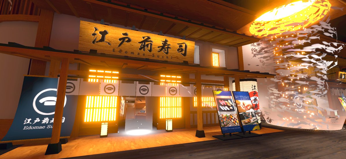 nikukyuu4126's tweet photo. 色々変わってる気がしました…?
みんな達もおさんぽ行ってみて〜∩^ω^∩🍣🐟✨
#cluster
#VirtualEdoTokyo
https://t.co/ERIHGdnrKE https://t.co/XYflAm9A16
