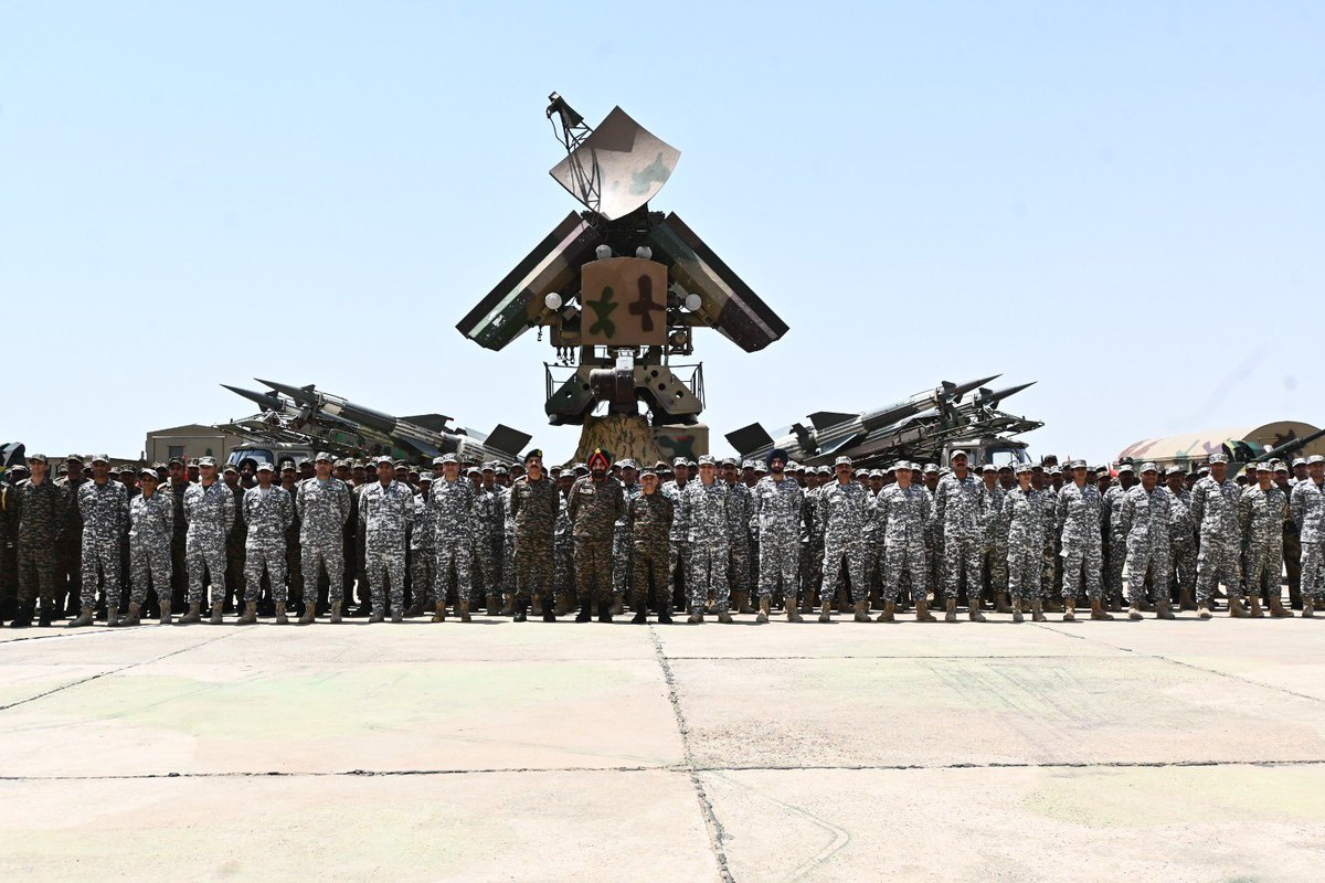 CDS Gen Anil Chauhan visited Suratgarh Military Station &amp; Naliya Air Force Station, two strategically important military bases in the forward area, reaffirming the nation’s gratitude towards its armed forces. 

CDS praised the unwavering courage and professionalism of troops in