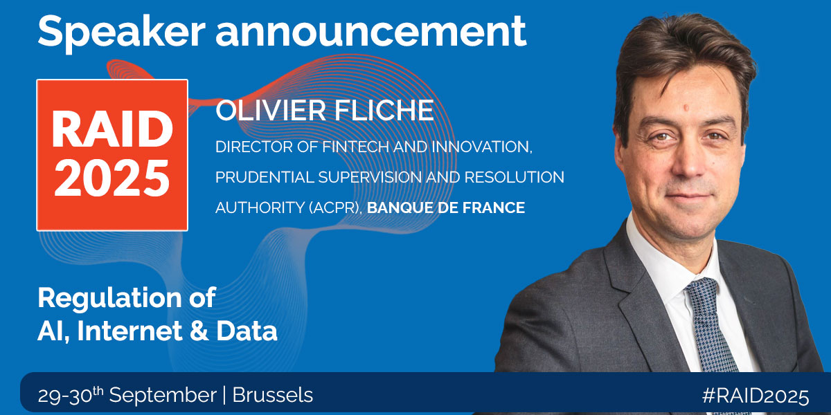 RAID (@raidinnovation) on Twitter photo Excited to welcome Olivier Fliche, Director of Fintech & Innovation at <a href="/ACPR_actu/">Autorité de contrôle prudentiel et de résolution</a>! From launching Solvency II at the EU Commission to driving suptech at ACPR, Olivier is a key voice in #fintech regulation & #innovation. Hear him live at #RAID2025 👉 eu1.hubs.ly/H0k9NCF0 Excited to welcome Olivier Fliche, Director of Fintech & Innovation at <a href="/ACPR_actu/">Autorité de contrôle prudentiel et de résolution</a>! From launching Solvency II at the EU Commission to driving suptech at ACPR, Olivier is a key voice in #fintech regulation & #innovation. Hear him live at #RAID2025 👉 eu1.hubs.ly/H0k9NCF0