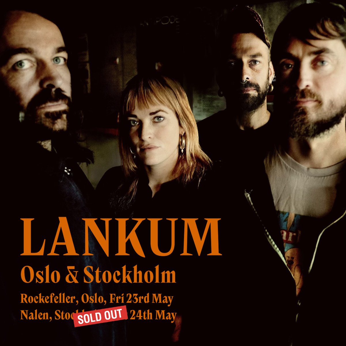 We're heading to Oslo and Stockholm this weekend. Stockholm is sold out but there are still some tickets for Oslo on Friday..
ticketmaster.no/event/737559
❤️