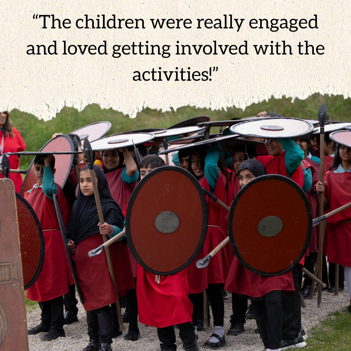 ROMAN EDUCATION DAY 🛡️⚔️

Have your school been on our education days? Immersive and interactive history, filled with fun and facts!

murtonpark.co.uk/schools/roman/

#murtonpark #roman #education #schooltrip #fun #ks2 #yorkshire