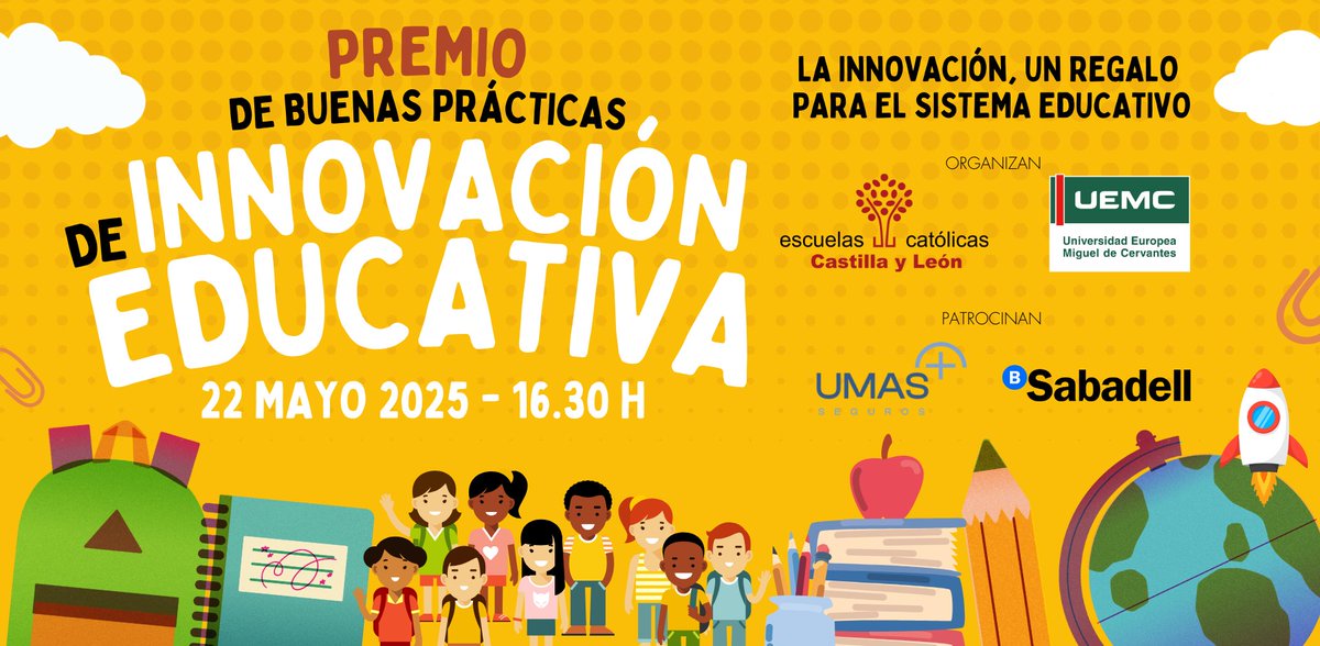¡Tenemos FINALISTAS del Premio de Buenas Prácticas Docentes!

👉<a href="/sanjosemaristas/">Colegio Marista San José - León (España)</a> #León
👉<a href="/CSAsalamanca/">Colegio San Agustín - Salamanca</a> #Salamanca
👉<a href="/PaulaMontalAst/">Colegio Paula Montal</a> #Astorga, León
👉<a href="/JesuitasBurgos/">Colegio La Merced - Jesuitas Burgos 🧡</a> #Burgos

¡Enhorabuena!✨Conoceremos a los ganadores el 22 de mayo, ¡estamos ansiosos!👇
eccastillayleon.org/la-innovacion-…