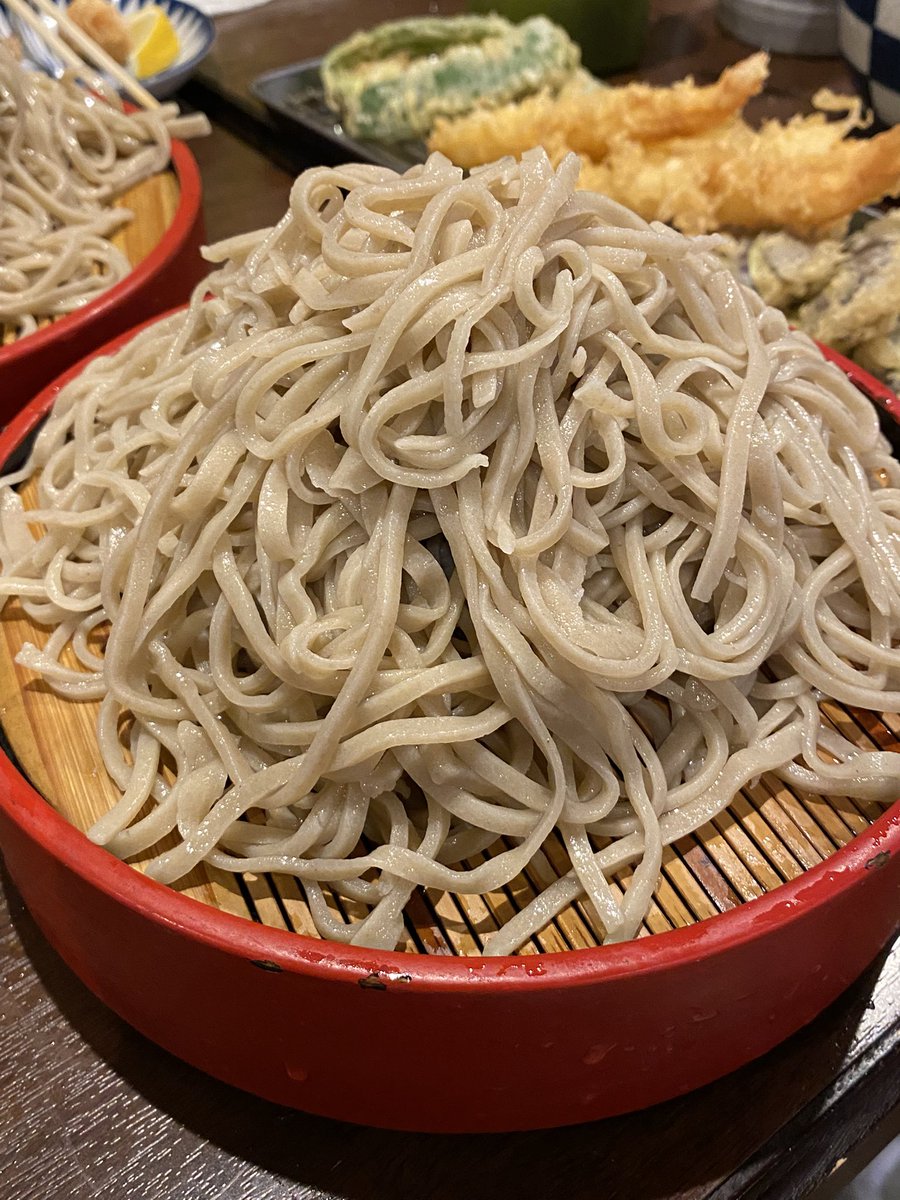久しぶりに蕎麦食べた気がする🤔