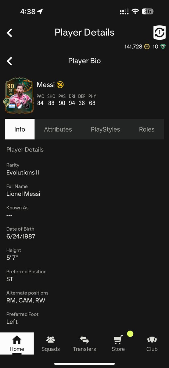 Lucifer4Hell666's tweet photo. @FutPoliceLeaks Only issue is 4 Positions, will he fit? 10 Base 2 PS+, Total 12 Playstyles. https://t.co/kPvlsdlIp0