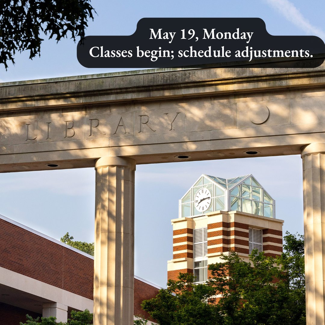 📚 Classes Begin – Eleven-Week Session and First Summer Session
Welcome to the start of the Summer Sessions 2025!
⚓ Time to dive into your coursework and make it a productive summer!