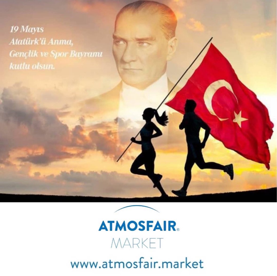 19 Mayıs Atatürk'ü Anma, Gençlik ve Spor Bayramımız kutlu olsun. 🇹🇷