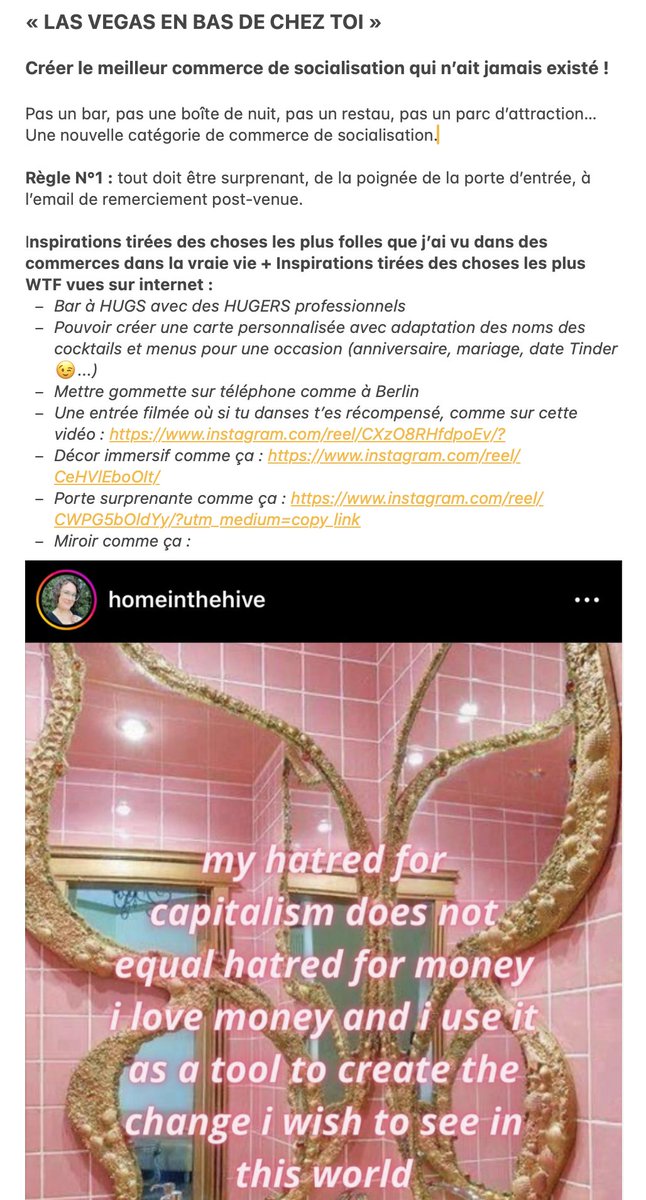 Cette note iPhone que j'ai remplie pendant 9 ans est devenue réalité :
un lieu dans la vraie vie, à Paris, où vous pouvez désormais vous rendre.
C'est l'histoire de merciinternet.com 🪐🌈🦄✨

"Abrège frère" :

1/ Je rencontre Tom LOTHAIRE.
Il a une énergie débordante et un