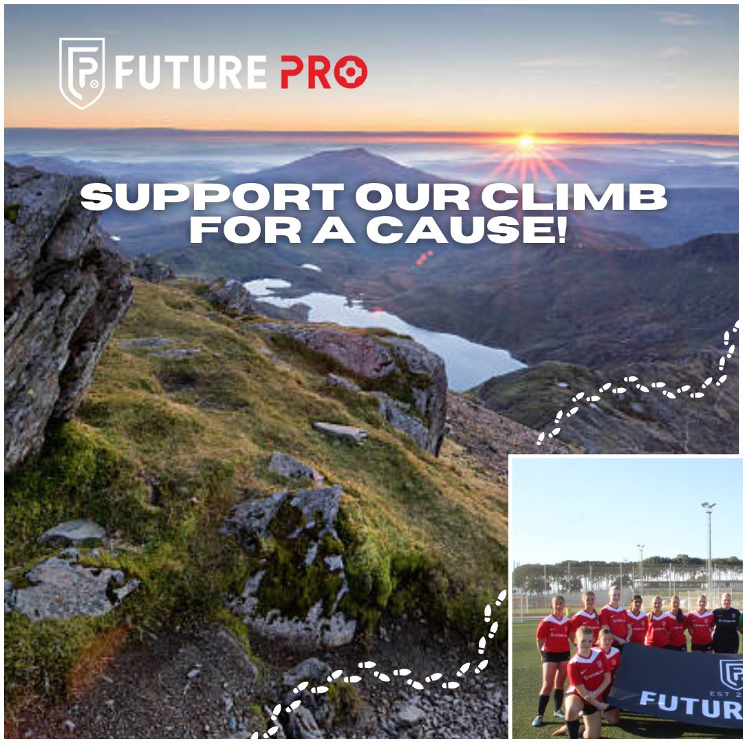 Future1Pro's tweet image. SUPPORT OUR CLIMB FOR A CAUSE!

The Future Pro Women’s Team are taking on the challenge of climbing Snowdon to raise money for the Women’s Sport trust. ⛰️ 

Donate today and help them reach new heights ⬇️ 

gofund.me/82050af2

#WomensSportTrust
#SnowdonChallenge