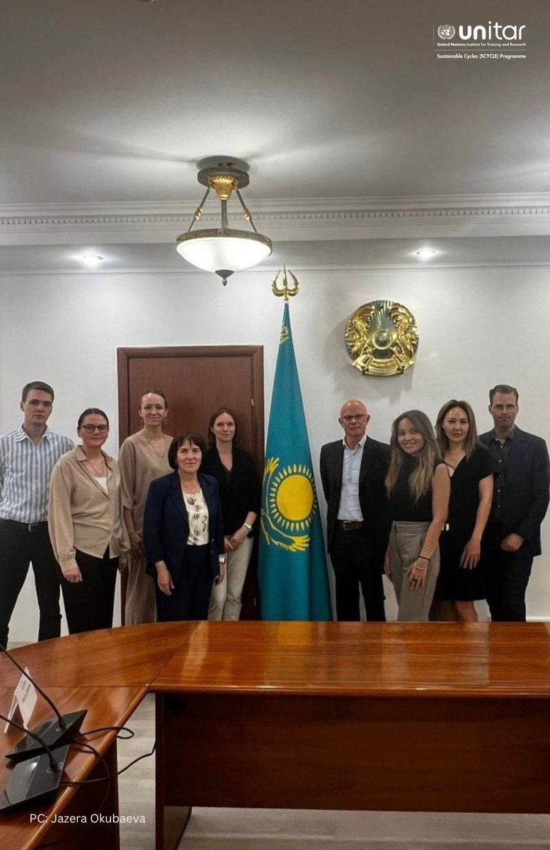 SCYCLE - Sustainable Cycles (@scycleunitar) on Twitter photo Continuing our work with Kazakhstan’s Bureau of Statistics under the GEF project – for better #ewaste data and stronger evidence-based #policy.
<a href="/scycleunitar/">SCYCLE - Sustainable Cycles</a> also met with the Ministry of Ecology to coordinate actions on environmental data. 🤝
#DataForPolicy #CircularEconomy Continuing our work with Kazakhstan’s Bureau of Statistics under the GEF project – for better #ewaste data and stronger evidence-based #policy.
<a href="/scycleunitar/">SCYCLE - Sustainable Cycles</a> also met with the Ministry of Ecology to coordinate actions on environmental data. 🤝
#DataForPolicy #CircularEconomy