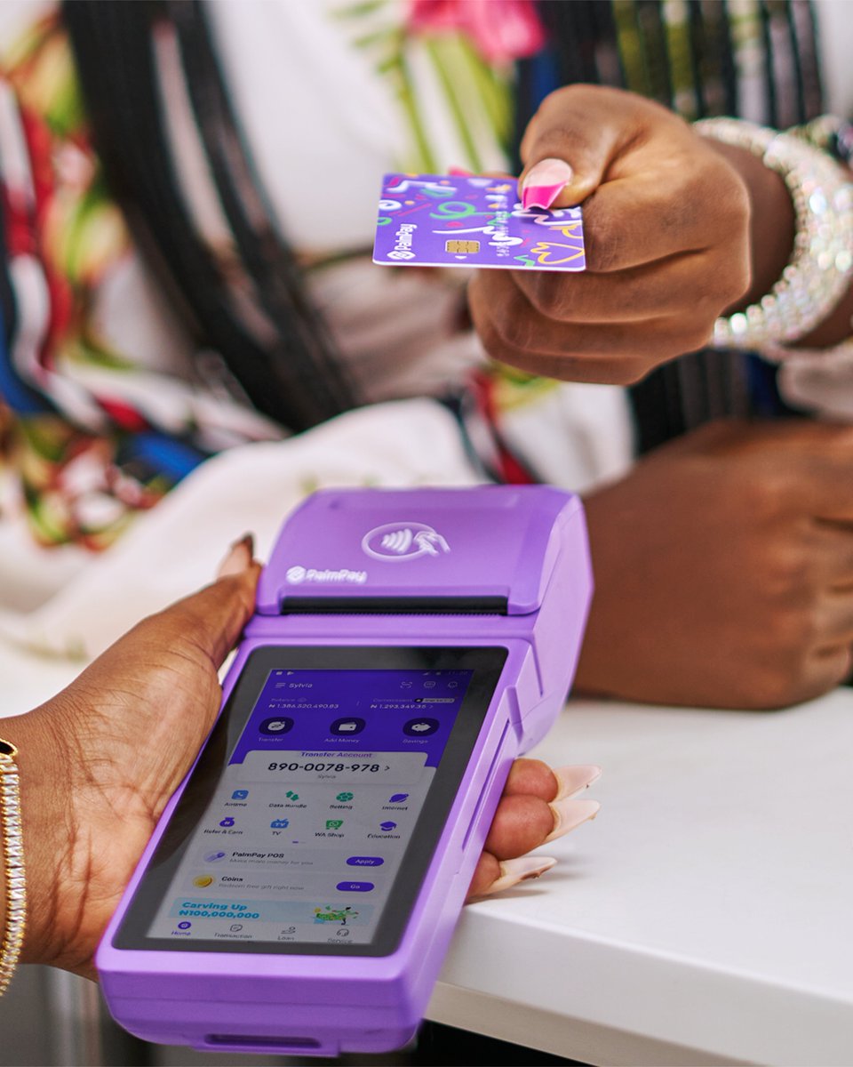 You know what’s good? Having a PalmPay POS to power smooth transactions.
You know what’s even better? Having the PalmPay POS and and earning commissions through PalmPay Debit Card sales.

Use both this week to boost your income.

#PalmPayBusiness #PalmPayDebitCard #PalmPayPOS