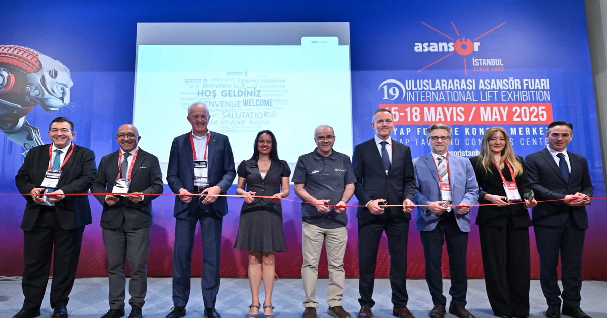 Opening ceremony of the 19th Asansor Istanbul was held with the participation of the ELA President, AYSAD Board Members,and Informa Management.
19'cu Asansör İstanbul’un açılış töreni, ELA Başkanı, AYSAD Yönetim Kurulu Üyeleri ve Informa Yönetimi’nin katılımıyla gerçekleştirildi.