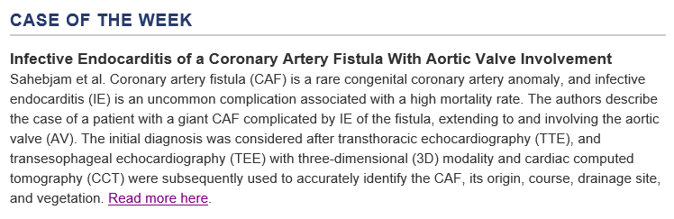 V.L.Sorrell, MD (@CASEfromASE EIC) (@vlsorrellimages) on Twitter photo #JADEL
Have you read the CASE of the week yet?
<a href="/CASEfromASE/">CV Case Journal</a>
doi.org/10.1016/j.case… #JADEL
Have you read the CASE of the week yet?
<a href="/CASEfromASE/">CV Case Journal</a>
doi.org/10.1016/j.case…